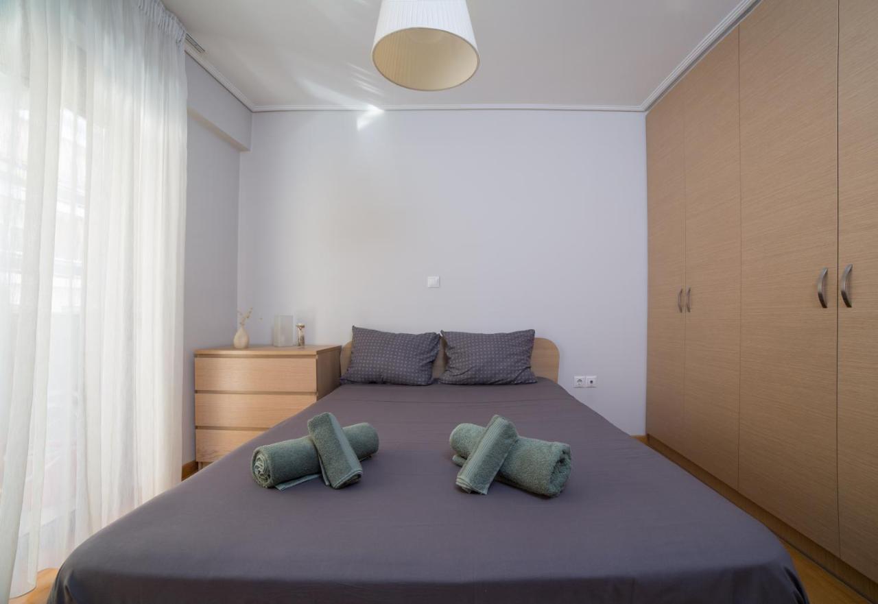Lovely New Βuild Flat Near Metro - Free Parking Athena Bagian luar foto
