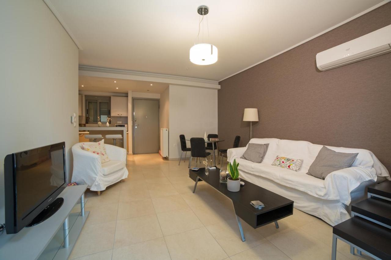Lovely New Βuild Flat Near Metro - Free Parking Athena Bagian luar foto